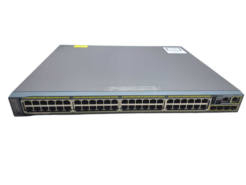 Cisco WS-C2960S-48FPS-L | 48 Port Gigabit PoE+ 740W + Stack | Network Switch )