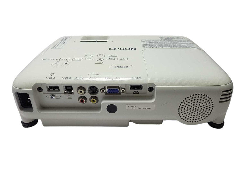 Epson LCD Projector EX3220 H552A No Remote Controller. $