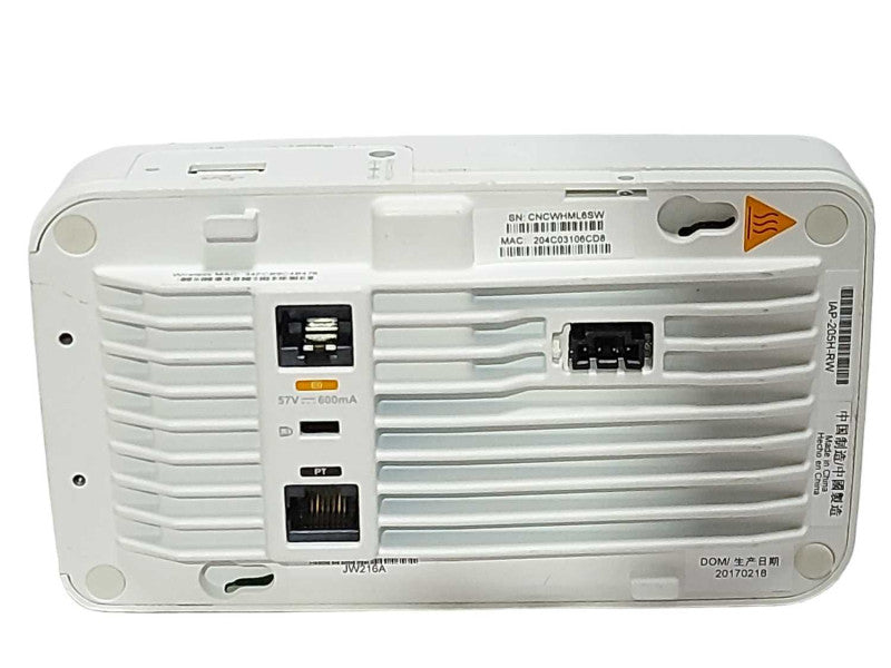 Aruba Networks IAP-205H-RW Dual Radio Integrated Antenna Access Point JW216A #