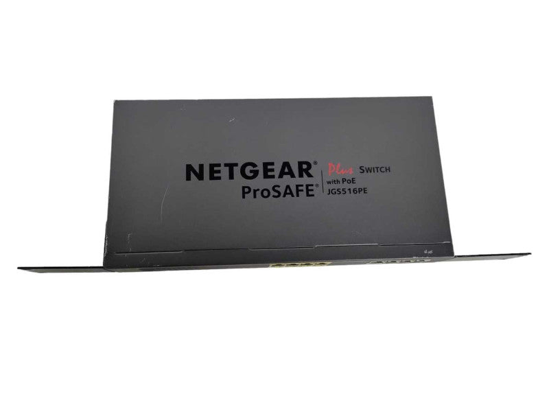 NETGEAR JGS516PE ProSafe Plus 16-Port Gigabit Ethernet Switch With PoE !