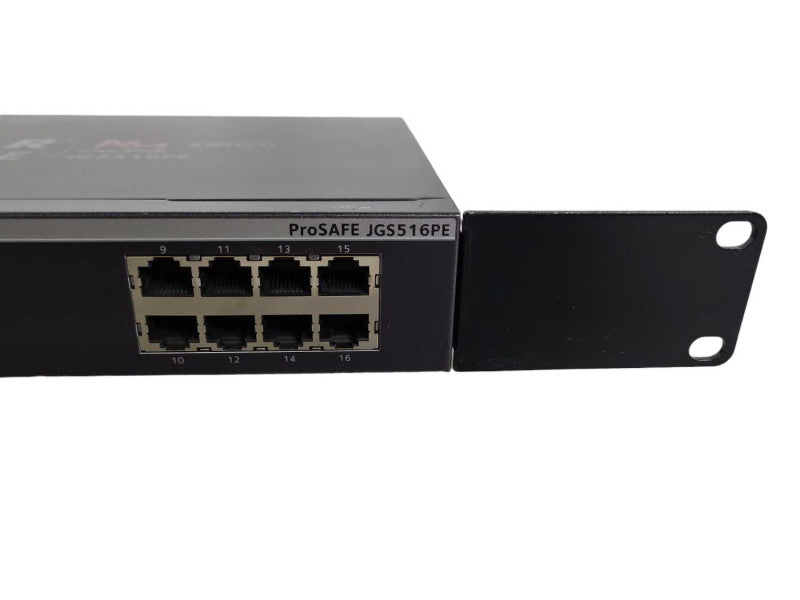 NETGEAR JGS516PE ProSafe Plus 16-Port Gigabit Ethernet Switch With PoE !
