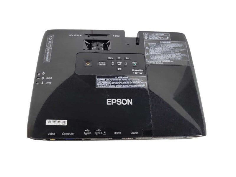 EPSON PowerLite 1761W 3LCD Projector - H478A - 2600 LUMENS READ !