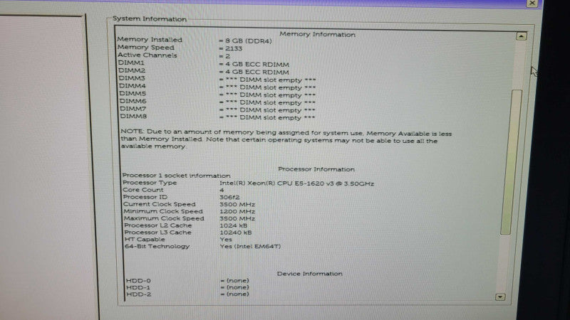 Dell Precision Tower 5810 - Xeon  E5-1620 v3 | 8GB | QUADRO 2000 1GB %