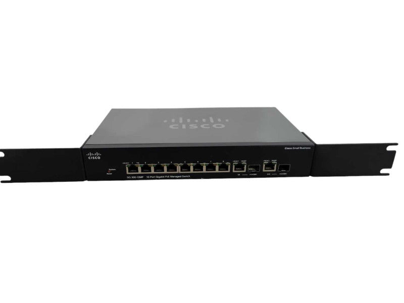 Cisco SG300-10MP 10x port gigabit PoE Manged Switch !
