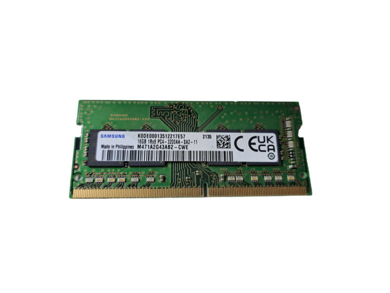 Samsung 16GB 1Rx8 PC4-3200AA-SA2-11 DDR4 SODIMM Laptop Memory )