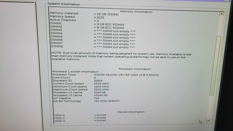 Dell Precision Tower 5810 - Xeon E5-1620 v3 | 8GB | QUADRO K620 2GB  %