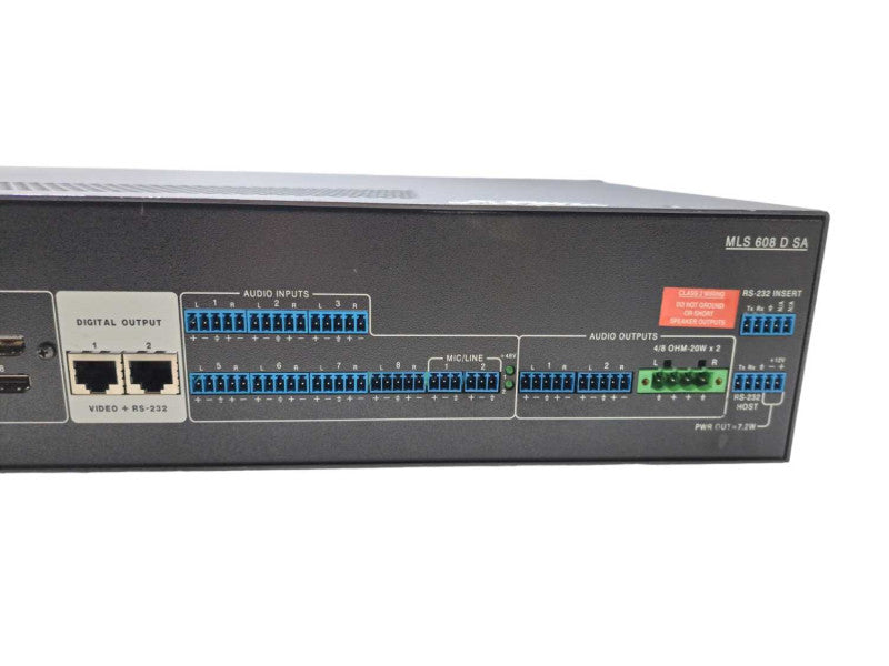Extron MLS 608 D MediaLink Multi-Input Audio Video Switcher Transmitter Q)