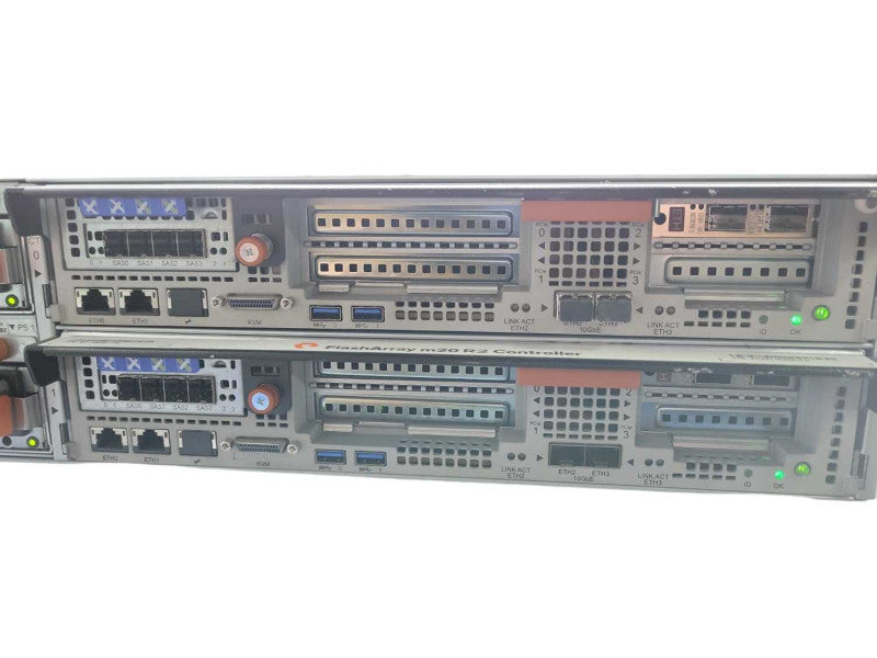 Pure Storage Flash Array FA M20 with 2x FA M20 R2 Controller, 2x PSU, READ _