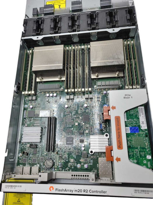 Pure Storage Flash Array FA M20 with 2x FA M20 R2 Controller, 2x PSU, READ _