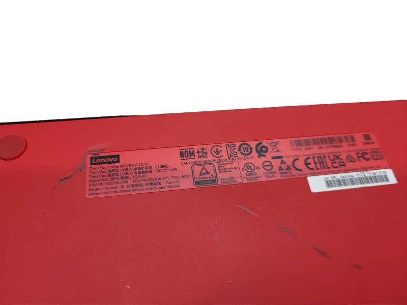 Lenovo Universal USB-C Laptopdocking station LDA-KP &