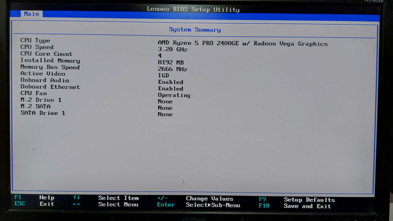 Lenovo ThinkCentre M715q USFF - AMD RYZEN 5 PRO 2400GE | 8GB - READ Q#