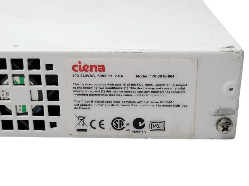 Ciena 170-3916-904 3916 Service Delivery Switch, READ _