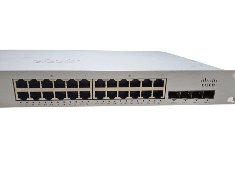 Cisco Meraki MS220-24 24-Port Gigabit 4x SFP Managed Switch | UNCLAIMED Q)