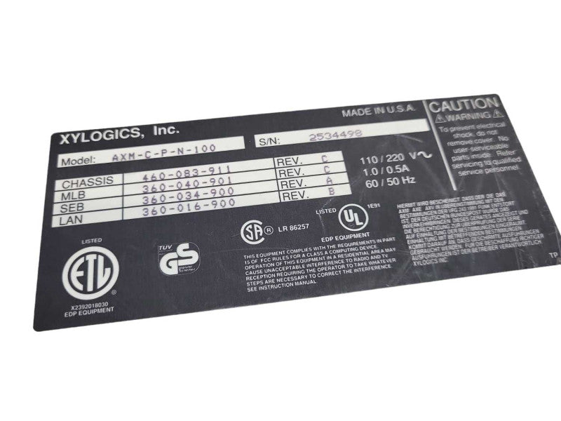 XYLOGICS AXM-C-P-N-100  Baynetworks &