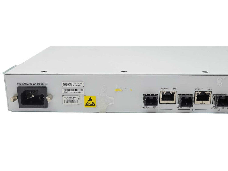 Ciena 3916 Series Service Delivery Switch 170-3916-900 w/ Ears, Read _