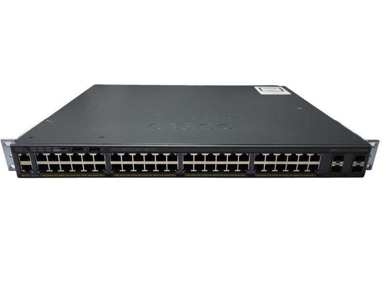 Cisco WS-C2960X-48FPS-L | 48 Port Gigabit PoE+ 740W Switch Q$