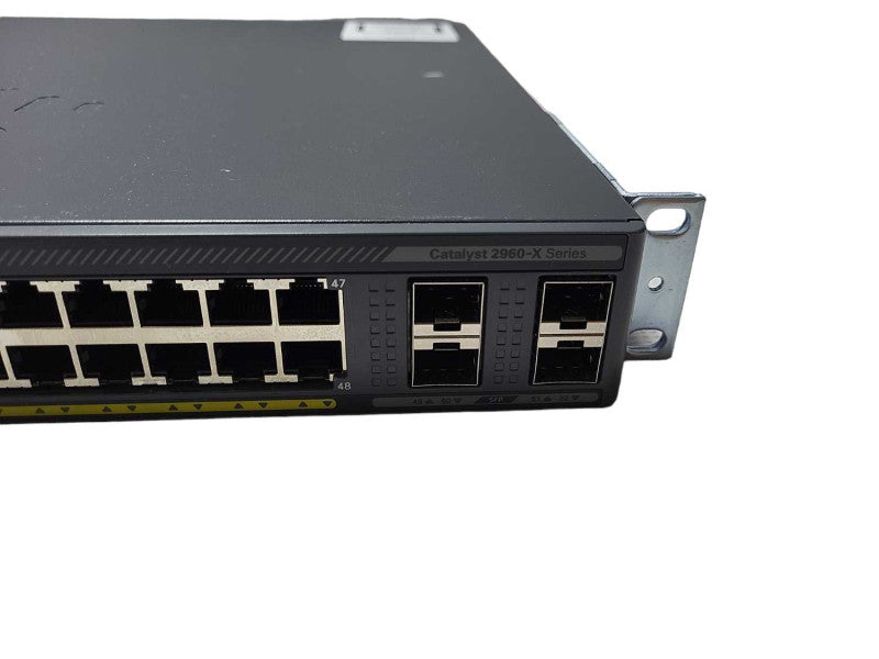 Cisco WS-C2960X-48FPS-L | 48 Port Gigabit PoE+ 740W Switch Q$