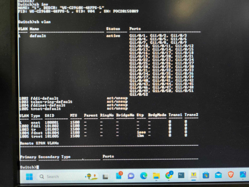 Cisco WS-C2960X-48FPS-L | 48 Port Gigabit PoE+ 740W Switch Q$