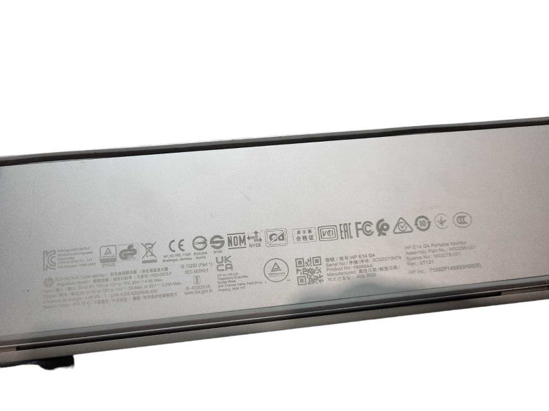 HP E14 G4 14\\" FHD IPS LED Portable Monitor - Silver &