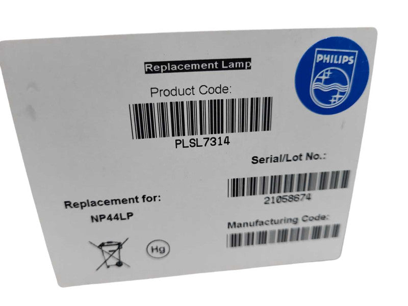 NP44LP Replacement Lamp & Housing for NEC Projectors &