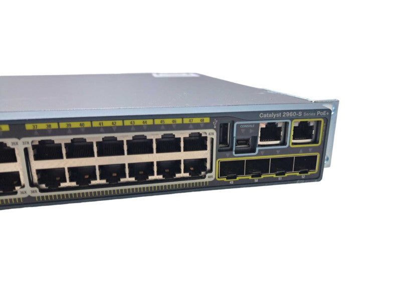 Cisco WS-C2960S-48LPS-L | 48-Port Gigabit PoE+ 370W Managed Switch  )