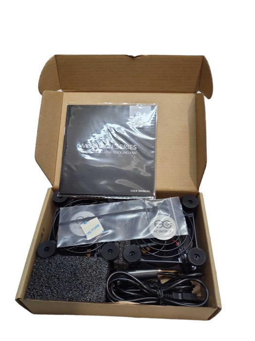 MULTIFAN S5, Quiet Dual 80mm USB Cooling Fan  &