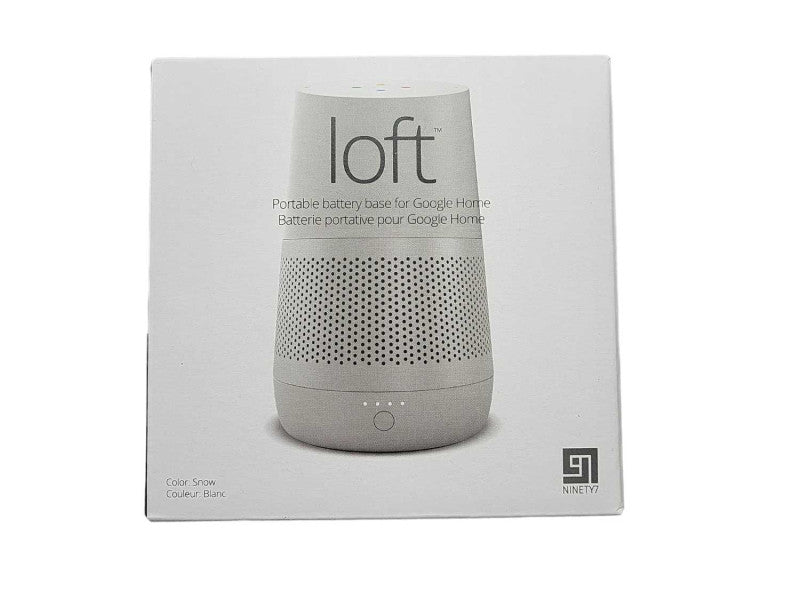 Brand New Ninety7 Loft Portable Battery Base for Google Home - Snow   Q$