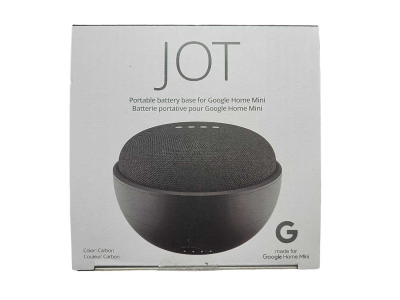 Brand New Ninety7 JOT Portable Battery Base for Google Home Mini - Carbon $