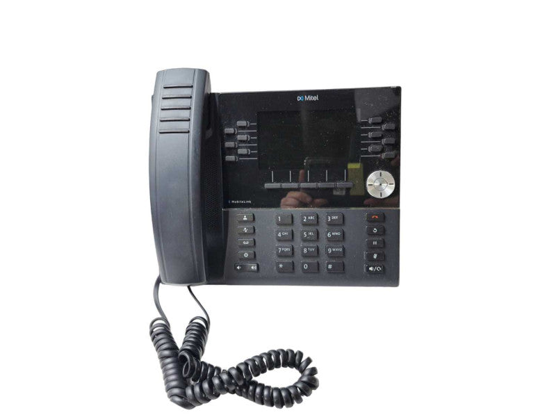 Mitel 6930 SIP Phone | MiVoice Color Display POE With Handset & Stand |  Q)
