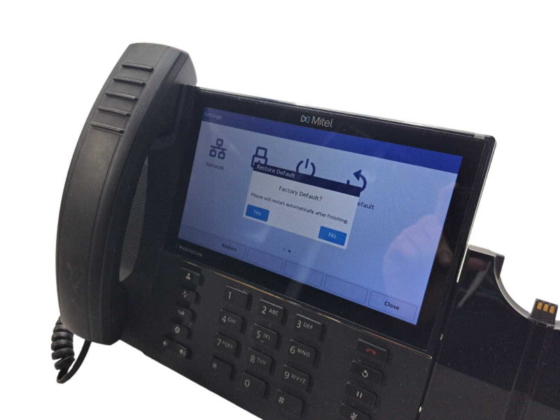 Mitel 6940 PoE SIP Phone Color Touch Display w/ Jabra DECT, Handset & Stand )