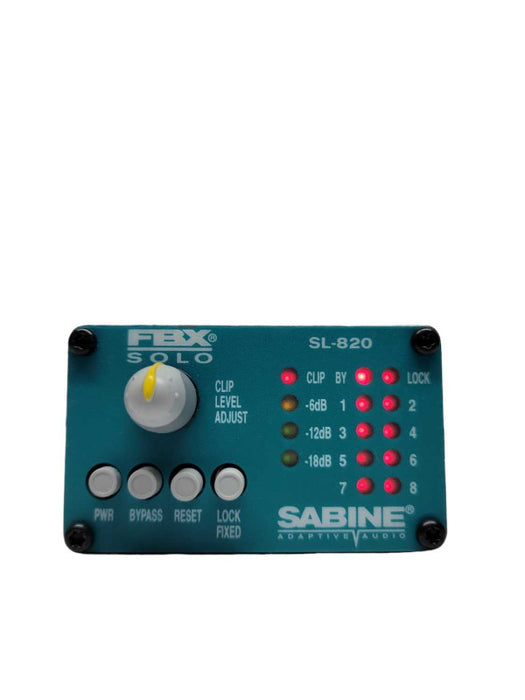 Sabine FBX-SOLO SL820 Digital Feedback Eliminator - 1/4\\" I/O + PWR %