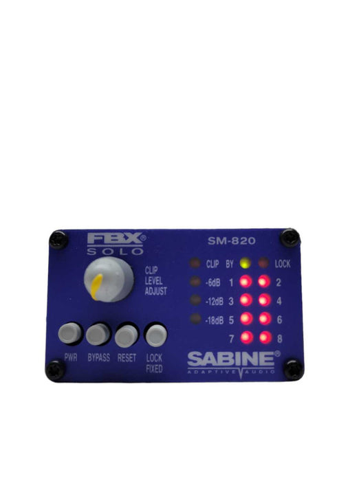 SABINE SM-820 FBX SOLO FBX820 AUDIO FEEDBACK MICROPHONE EXTERMINATOR %