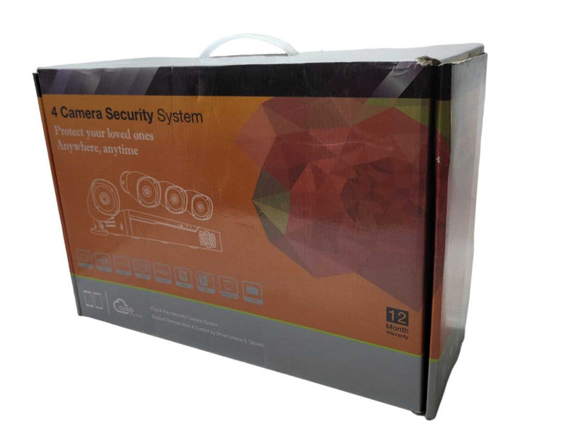 Open-Box PoC and EoC 4 Camera Security System VK-N528W13-C _