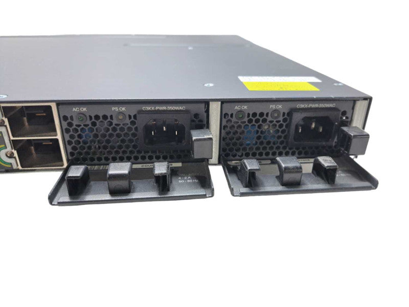 Cisco WS-C3750X-48T-S |48 Port Gigabit Switch + 1G SFP Module 2x 350W PSU )