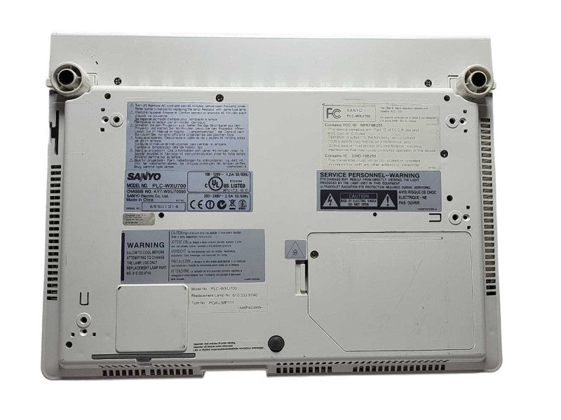 Sanyo PLC-WXU700 Projector Low Lamp Hours $