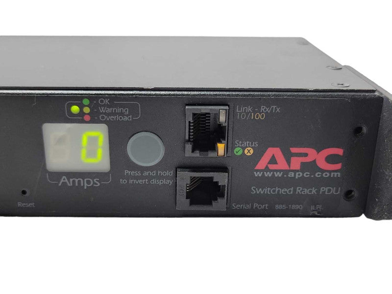 APC AP7920 Switched Rack PDU 1U 10A/230V 8 Outlet _