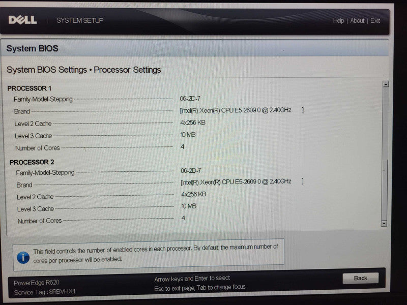 Dell PE R620 2x E5-2609 0 @ 2.4GHz 8GB ECC DDR3 H710 Mini 2x PSU 2.5\\" $
