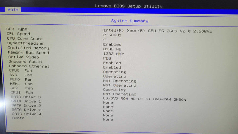 Lenovo ThinkStation C30 - Xeon E5-2609 v2 | 8GB RAM | QUADRO 600 2GB %