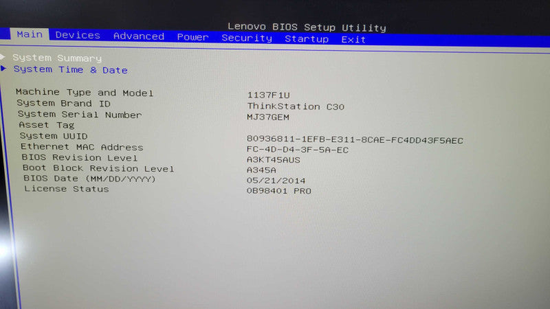 Lenovo ThinkStation C30 - Xeon E5-2609 v2 | 8GB RAM | QUADRO 600 2GB %