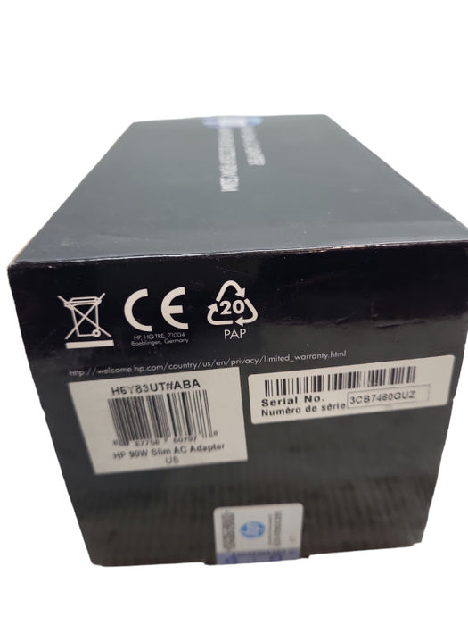 HP 90W Slim AC Adapter Universal Combo Notebook 4.5 mm 7.4 mm Ultrabook H6Y83 &
