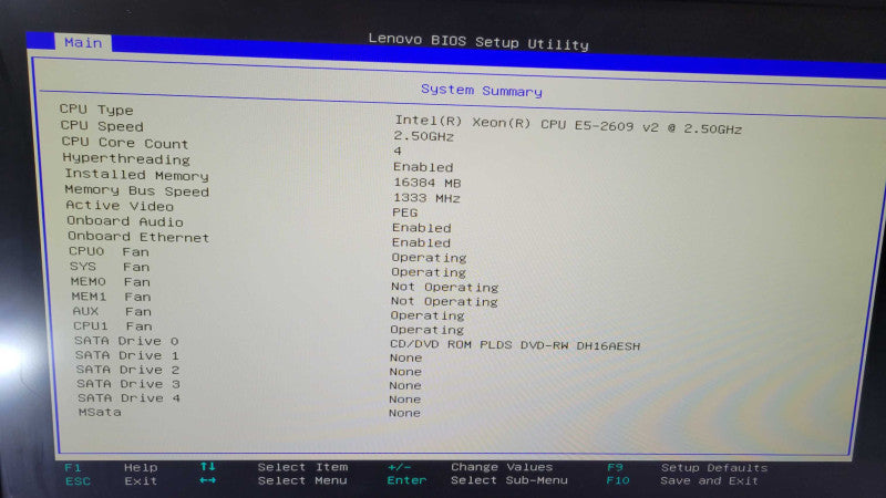 Lenovo ThinkStation C30 - 2x Xeon E5-2609 v2 | 16GB RAM | QUADRO 600 2GB % %\t %