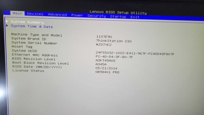 Lenovo ThinkStation C30 - 2x Xeon E5-2609 v2 | 16GB RAM | QUADRO 600 2GB % %\t %