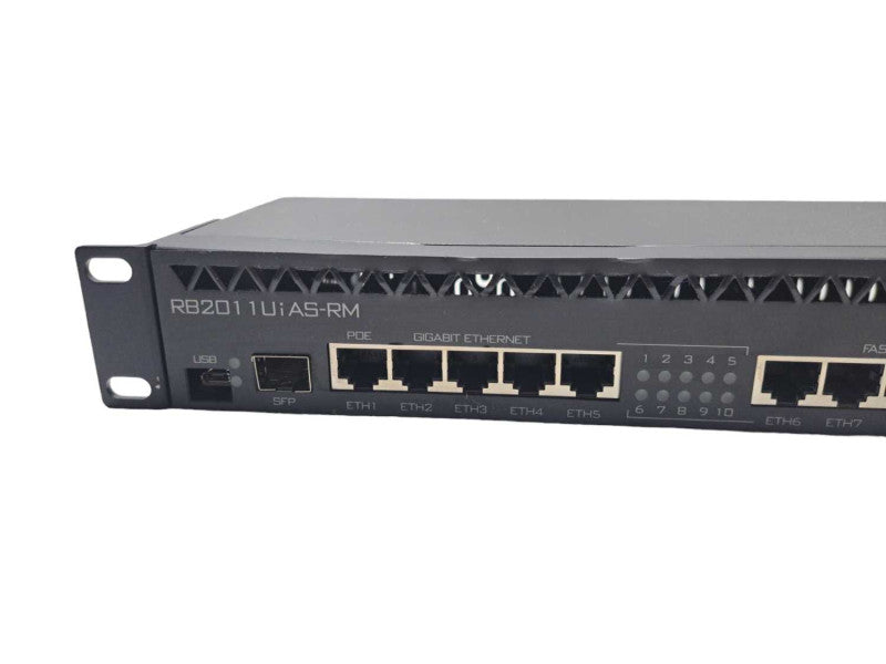 MikroTik RB2011UiAS-RM Routerboard | 5xLAN 5xGbit LAN 1xSFP | Factory Reset Q)
