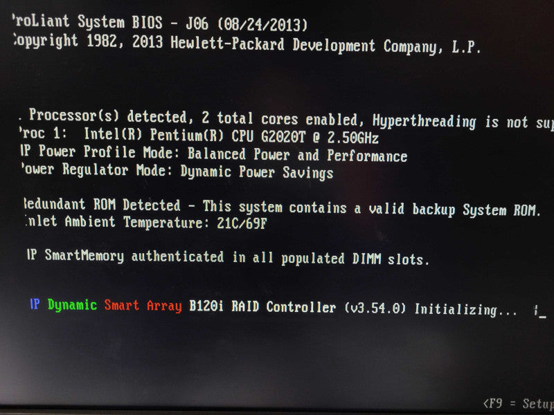 HP ProLiant MicroServer Gen8 TPS-W003 G2020T @ 2.5GHz 4GB RAM B120i RAID 3.5\\" $