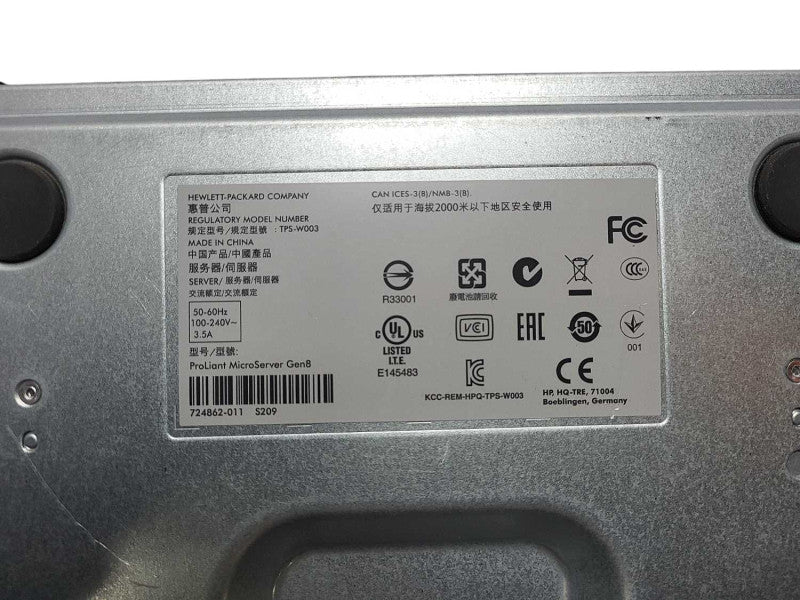 HP ProLiant MicroServer Gen8 TPS-W003 G2020T @ 2.5GHz 4GB RAM B120i RAID 3.5\\" $