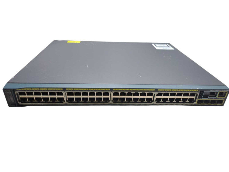 Cisco WS-C2960S-48FPS-L | 48 Port Gigabit PoE+ 740W + Stack | Network Switch )