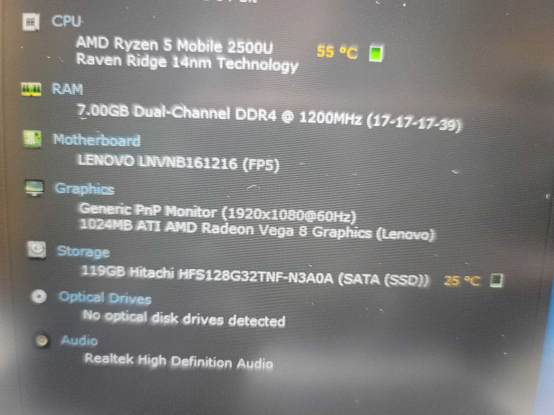 Lenovo ideaPad 330S| AMD Ryzen 5 2500U| 8GB DDR4| Radeon Vega 8|128GB SSD  Î²