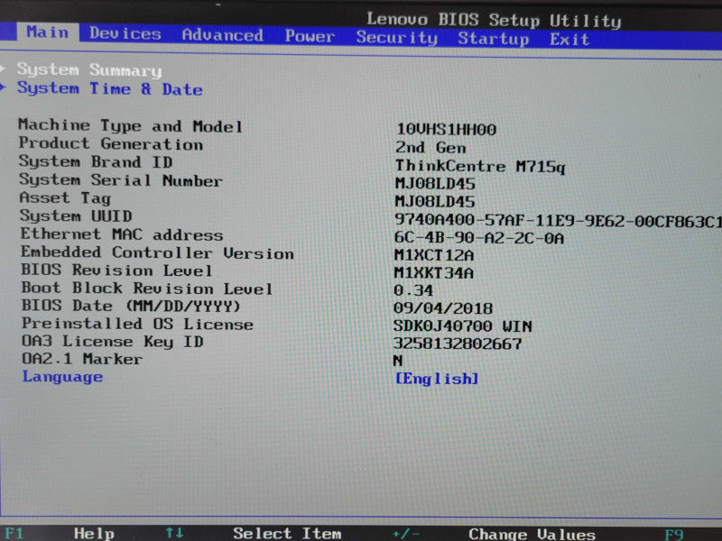 Lenovo ThinkCentre M715q, AMD Ryzen 5 pro 2400GE 3.2GHz 8GB RAM w/ Power READ _
