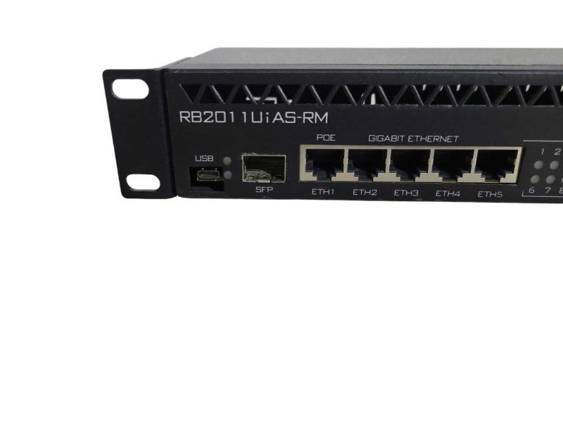 MikroTik RB2011UiAS-RM Routerboard | 5xLAN 5xGbit LAN 1xSFP | Factory Reset Q!