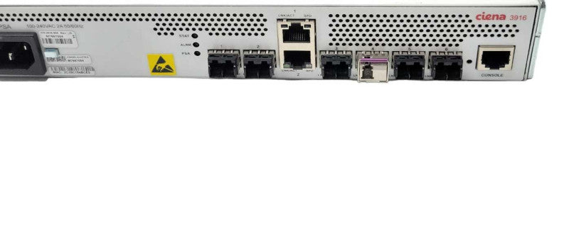 Ciena 3916 Series Service Delivery Switch 170-3916-904 w/ Ears, Read  _